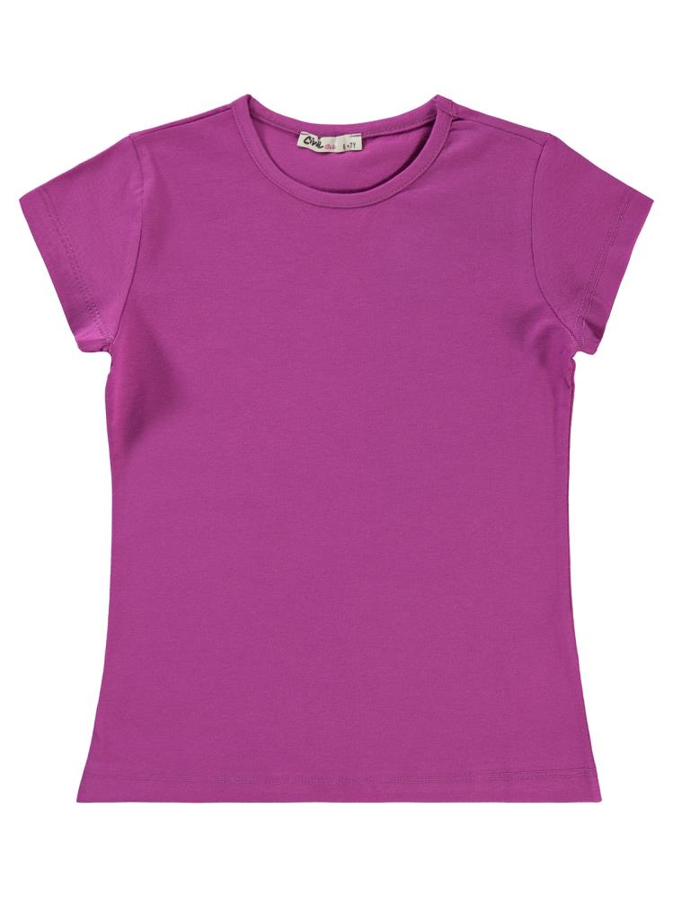 Civil Girls Basic 6-9 Yaş Tişört - Lila