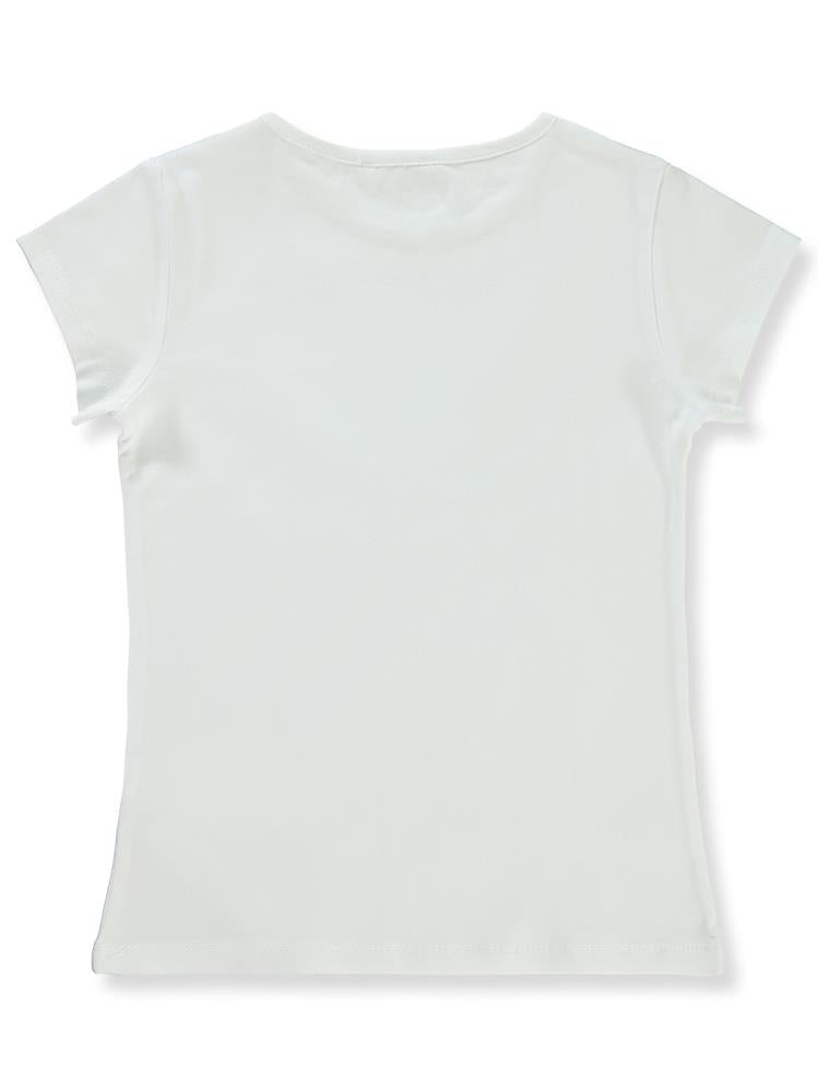 Civil Girls Basic 6-9 Yaş Tişört - Ekru