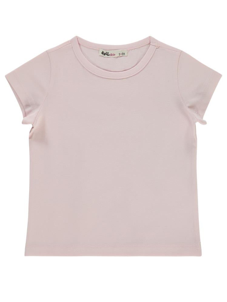 Civil Girls Basic 2-5 Yaş Tişört - Pembe