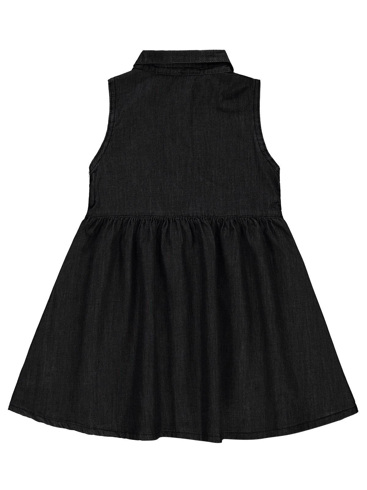 Civil Grils Cepli 2-5 Yaş Elbise - Siyah