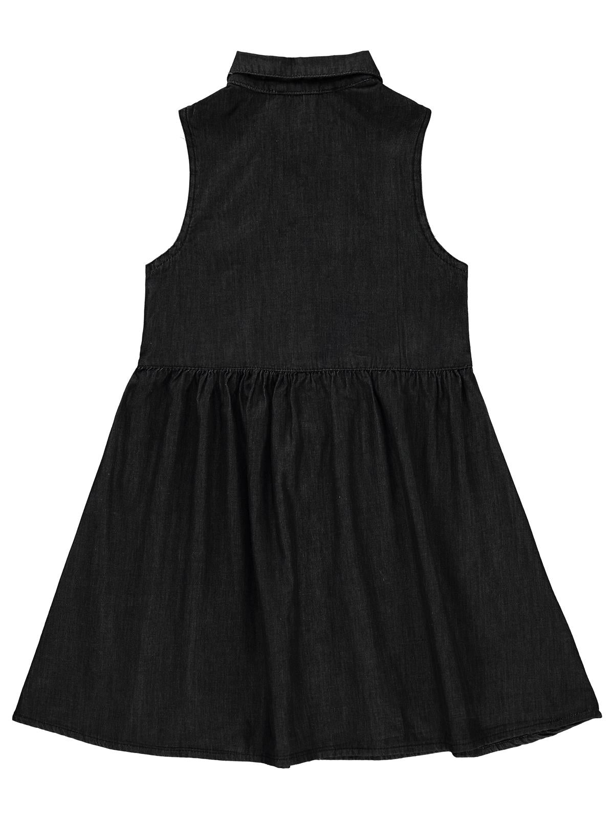 Civil Grils Cepli 6-9 Yaş Elbise - Siyah