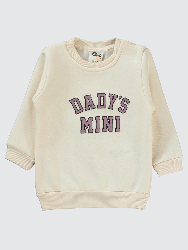 Civil Baby 2 Li Dadys Baskılı 6-18 Ay Takım - Lila
