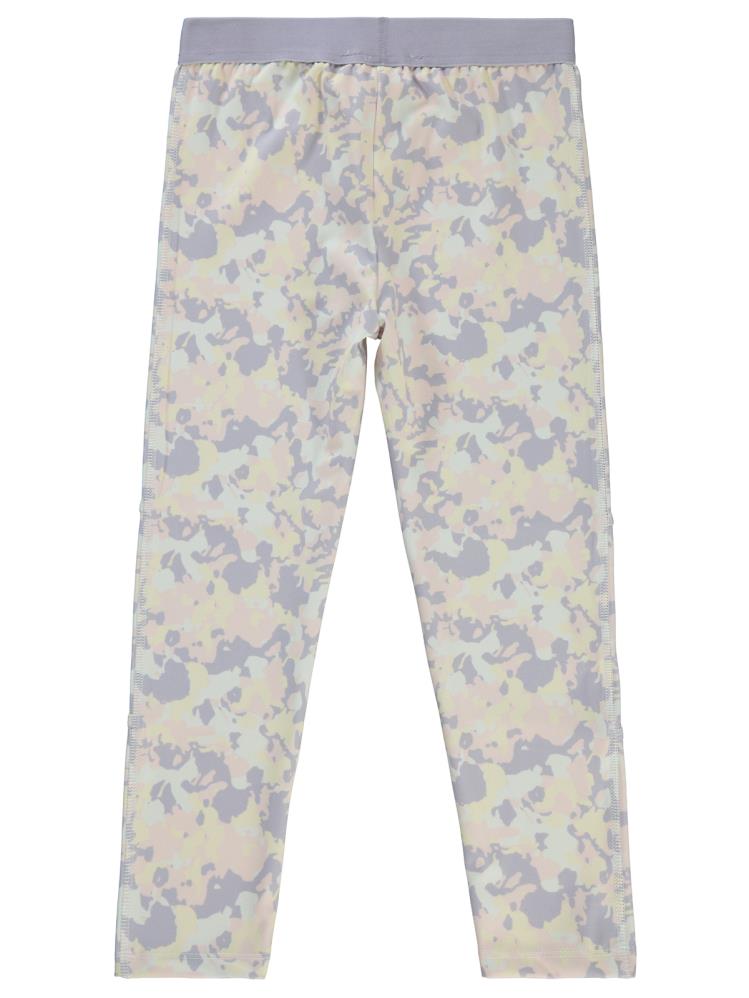 Civil Girls Kamuflaj Baskılı 6-9 Yaş Tayt - Lila