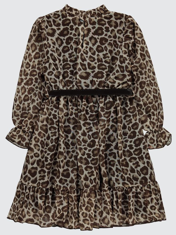 Pierre Cardin 6-9 Yaş Elbise - Kahverengi