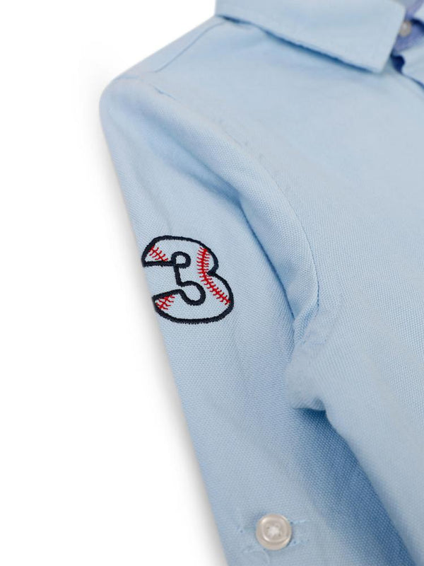 Pierre Cardin Garnili 6-9 Yaş Gömlek - Mavi