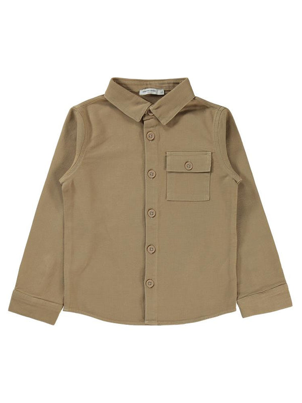 Pierre Cardin Cep Kapaklı 10-12 Yaş Gömlek - Bej