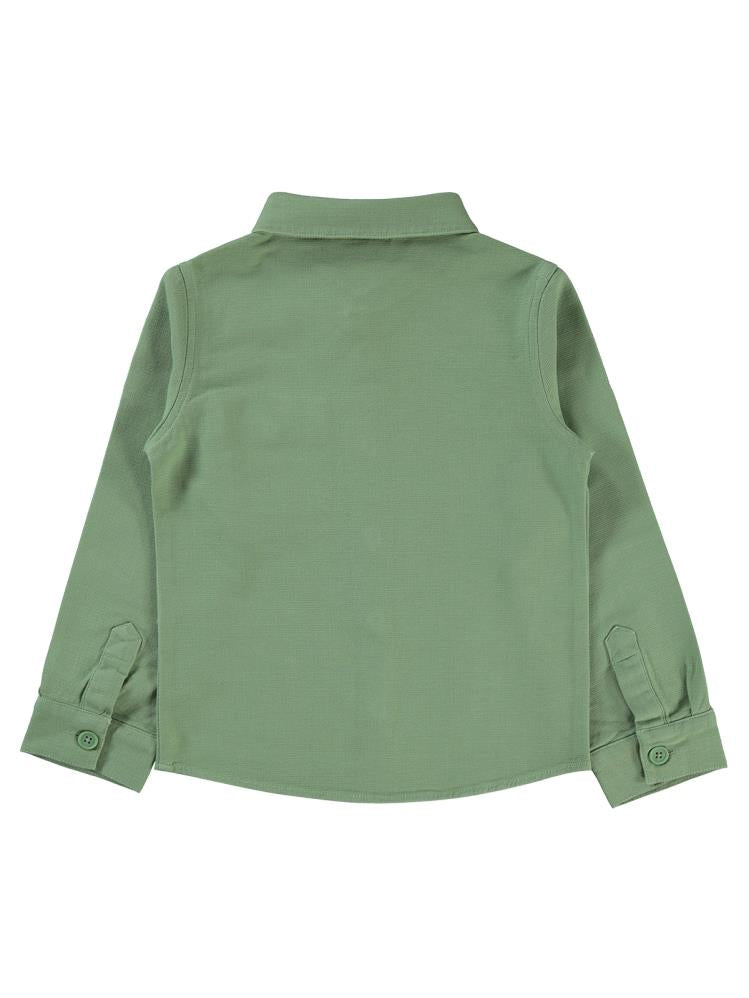 Pierre Cardin Cep Kapaklı 10-12 Yaş Gömlek - Haki