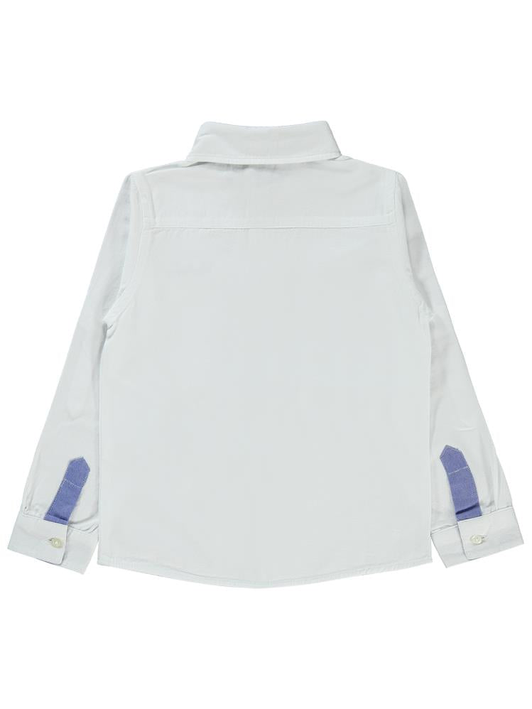 Pierre Cardin Garnili 6-9 Yaş Gömlek - Beyaz