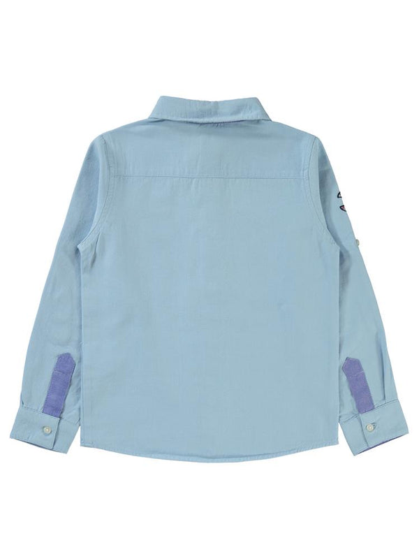 Pierre Cardin Garnili 6-9 Yaş Gömlek - Mavi