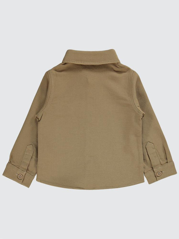 Pierre Cardin Cep Kapaklı 2-5 Yaş Gömlek - Bej