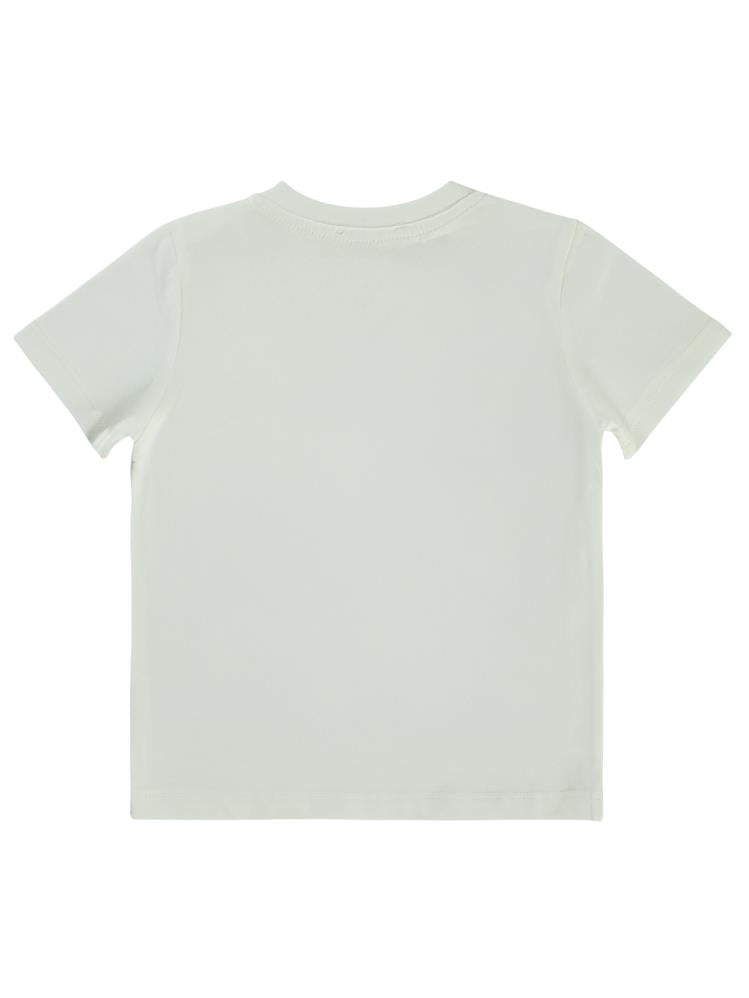 Civil Boys Summer Day Baskılı 2-5 Yaş Tişört - Ekru