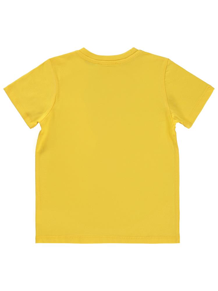 Civil Boys Summer Tıme Baskılı 2-5 Yaş Tişört - Sarı