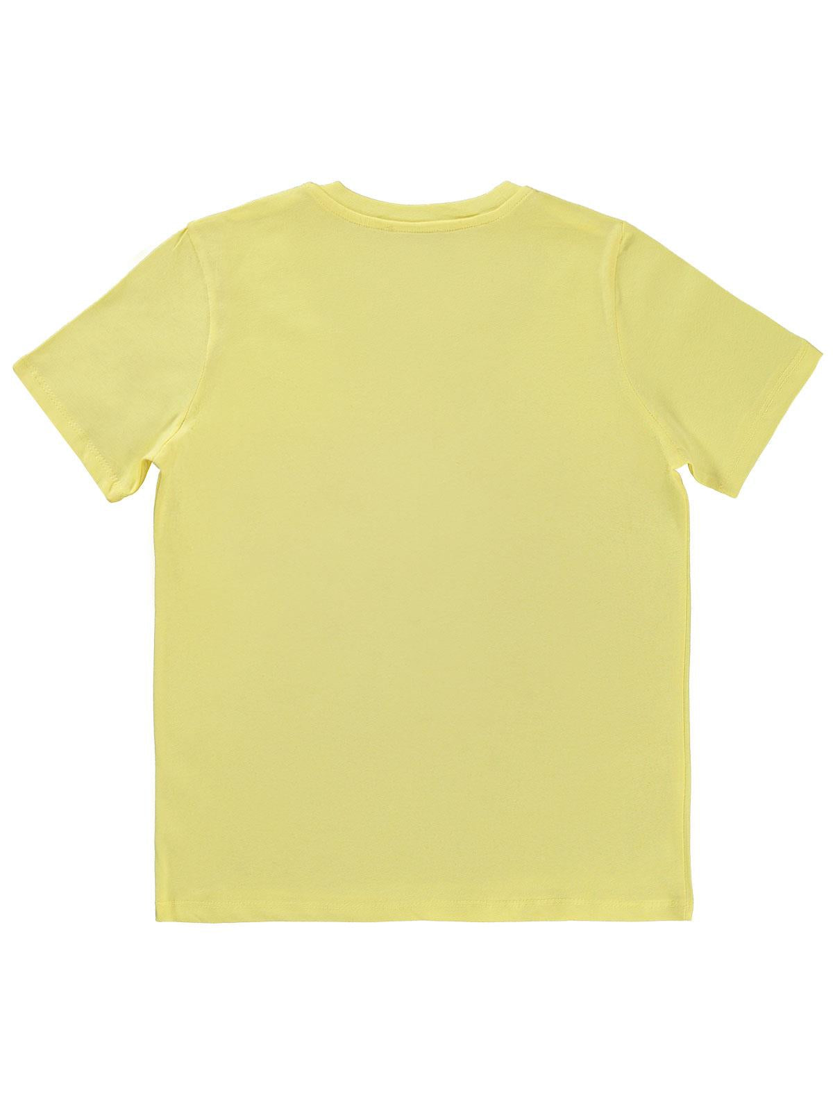 Civil Boys Jeans Baskılı 10-13 Yaş Tişört - Sarı