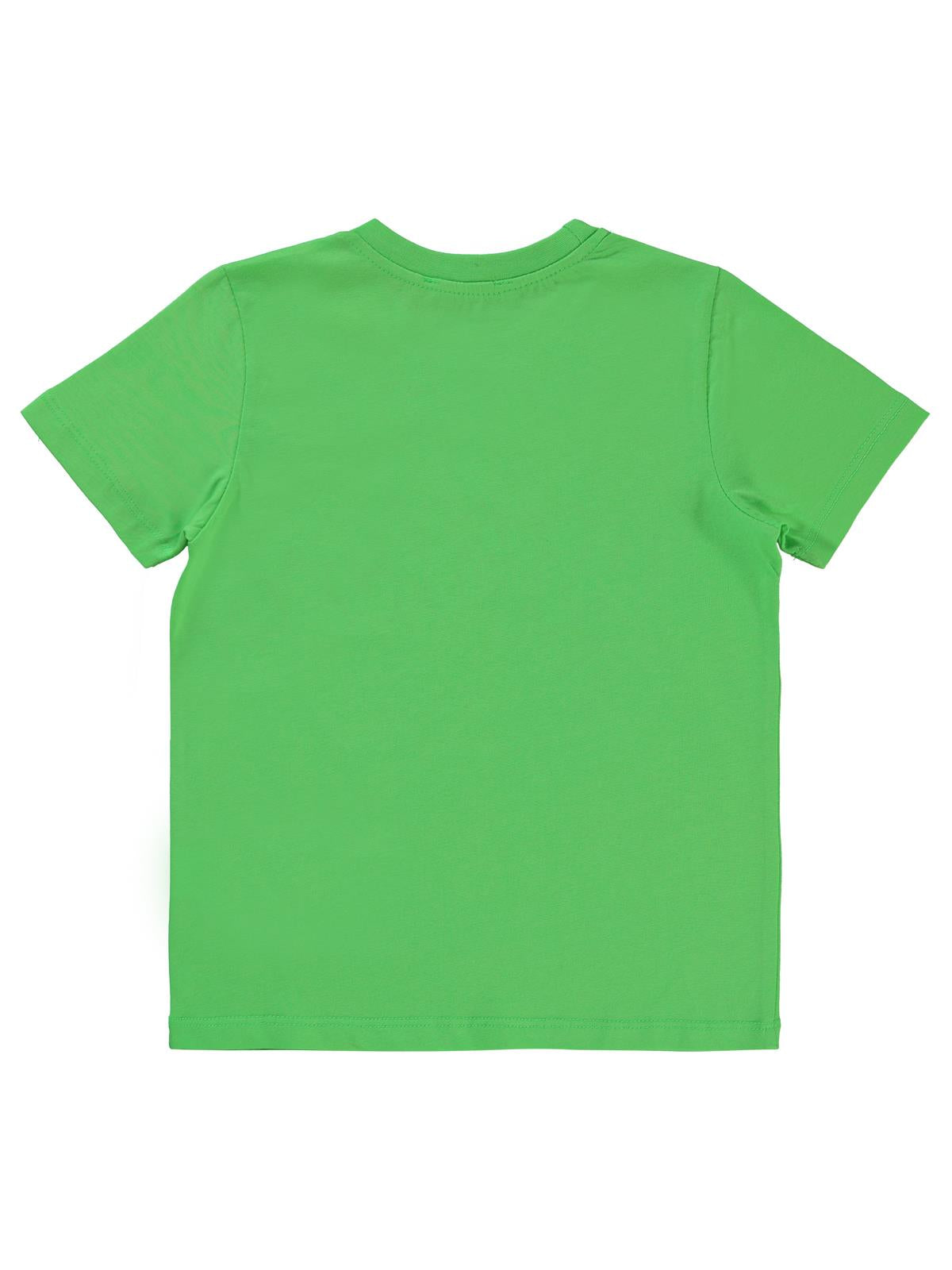 Civil Boys Whats Baskılı 6-9 Yaş Tişört - Yeşil