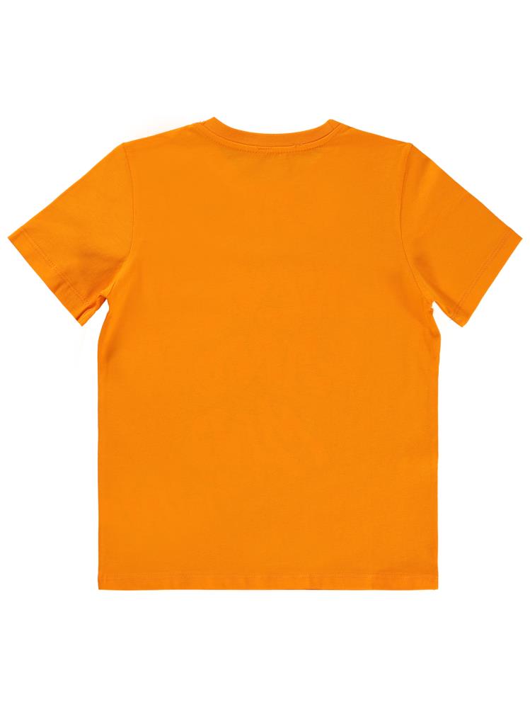Civil Boys Never Land Baskılı 10-13 Yaş Tişört - Turuncu