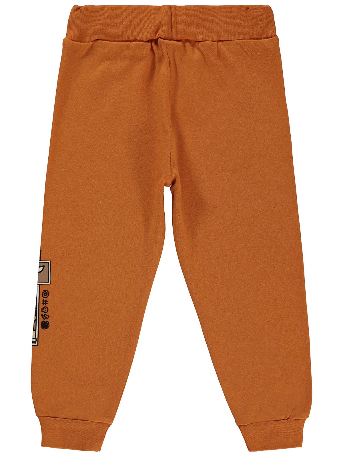 Civil Boys Ooops Baskılı 2-5 Yaş Eşofman Altı - Turuncu