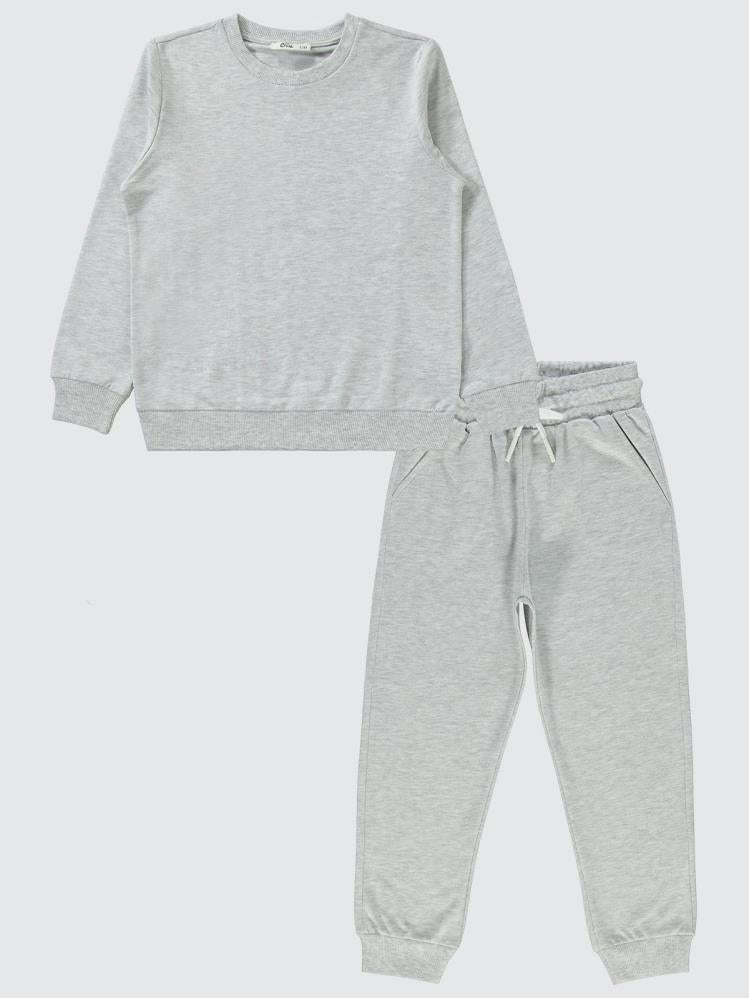 Civil Boys Unisex Basic 6-9 Yaş Eşofman Takımı - Gri