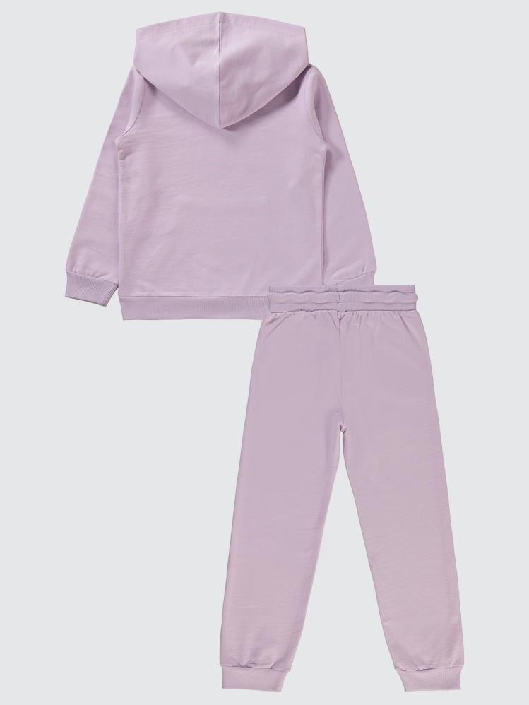 Civil Girls Basic 2'li 10-13 Yaş Eşofman Takımı - Lila
