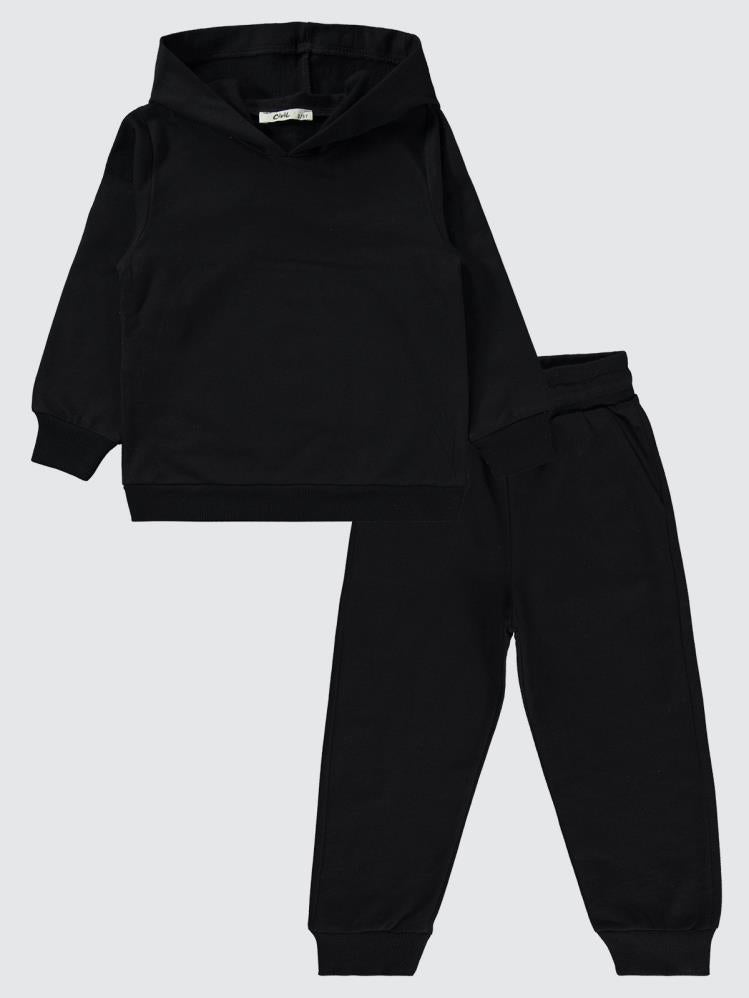 Civil Boys Unisex Basic 2-5 Yaş Eşofman Takımı - Siyah