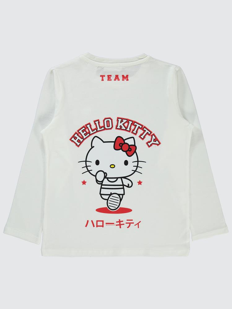 Civil Girls Sanrio Hello Kitty 6-9 Yaş Sweatshirt - Ekru