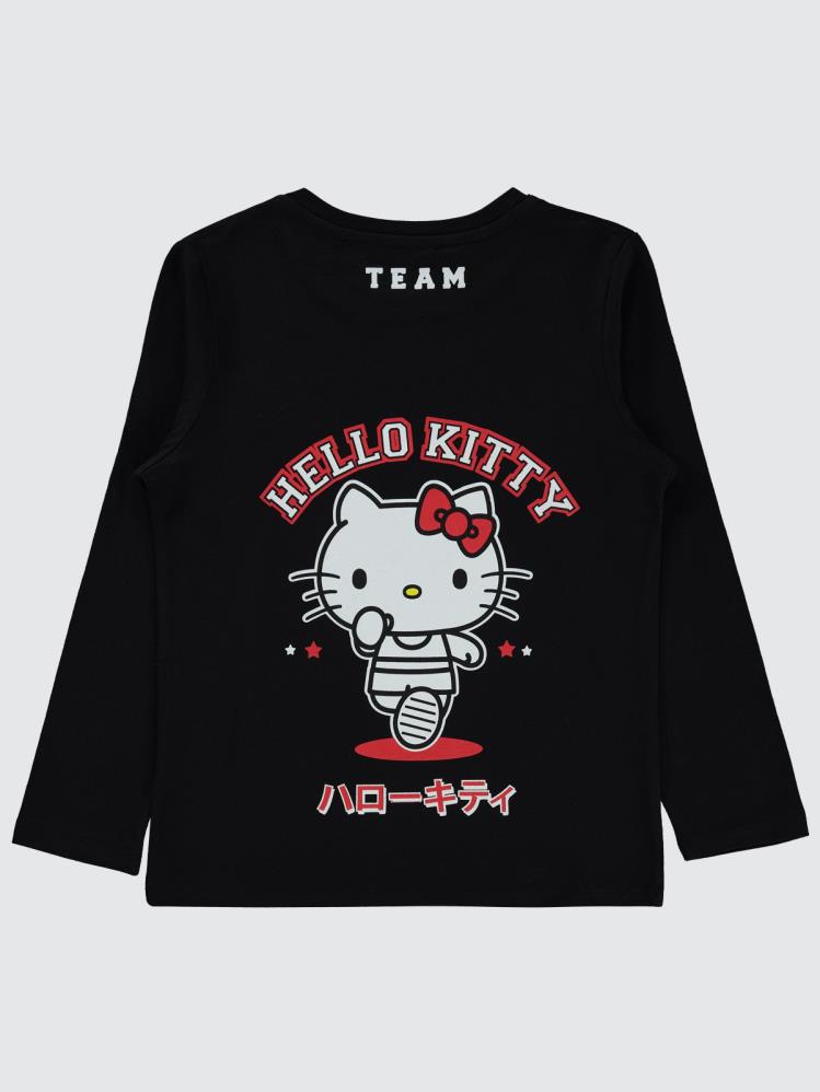 Civil Girls Sanrio Hello Kitty 6-9 Yaş Sweatshirt - Siyah