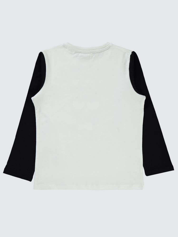 Civil Boys Sanrio Bad Badtz Maru 6-9 Yaş Sweatshirt - Ekru