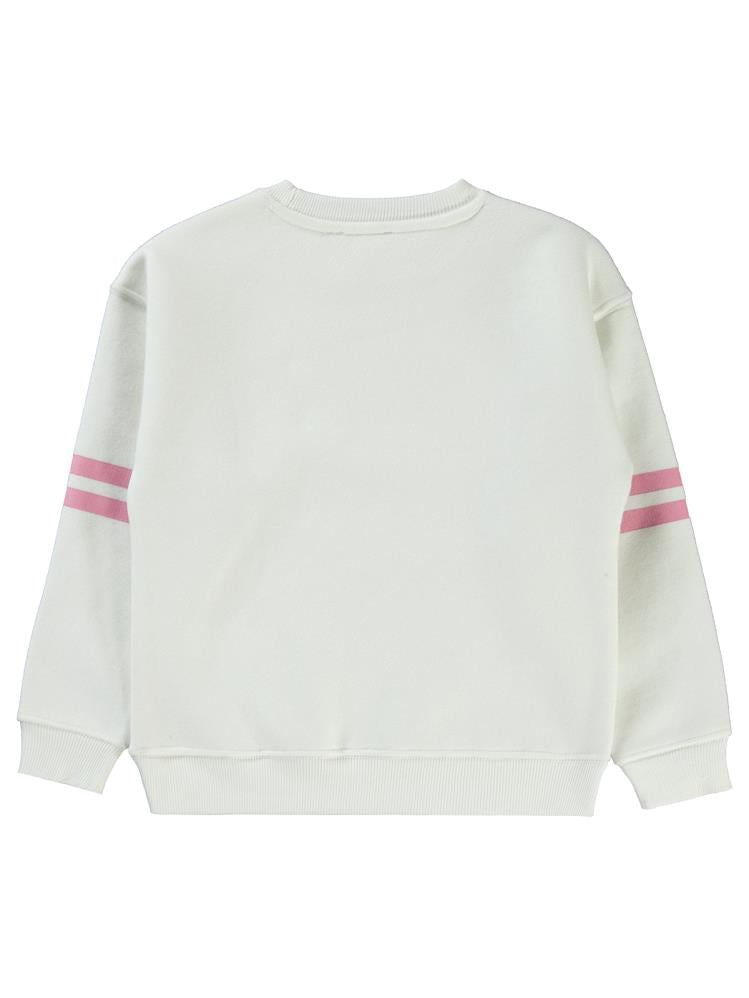 Civil Girls Miami 6-9 Yaş Sweatshirt - Beyaz