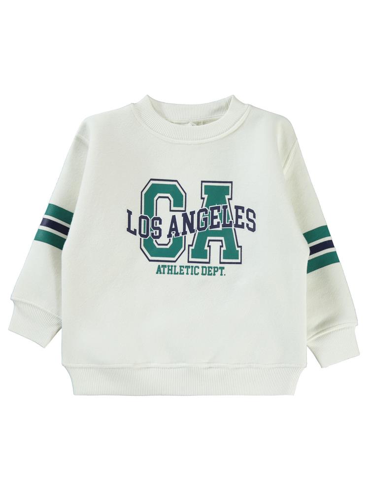 Civil Boys Los Angeles 2-5 Yaş Sweatshirt - Beyaz