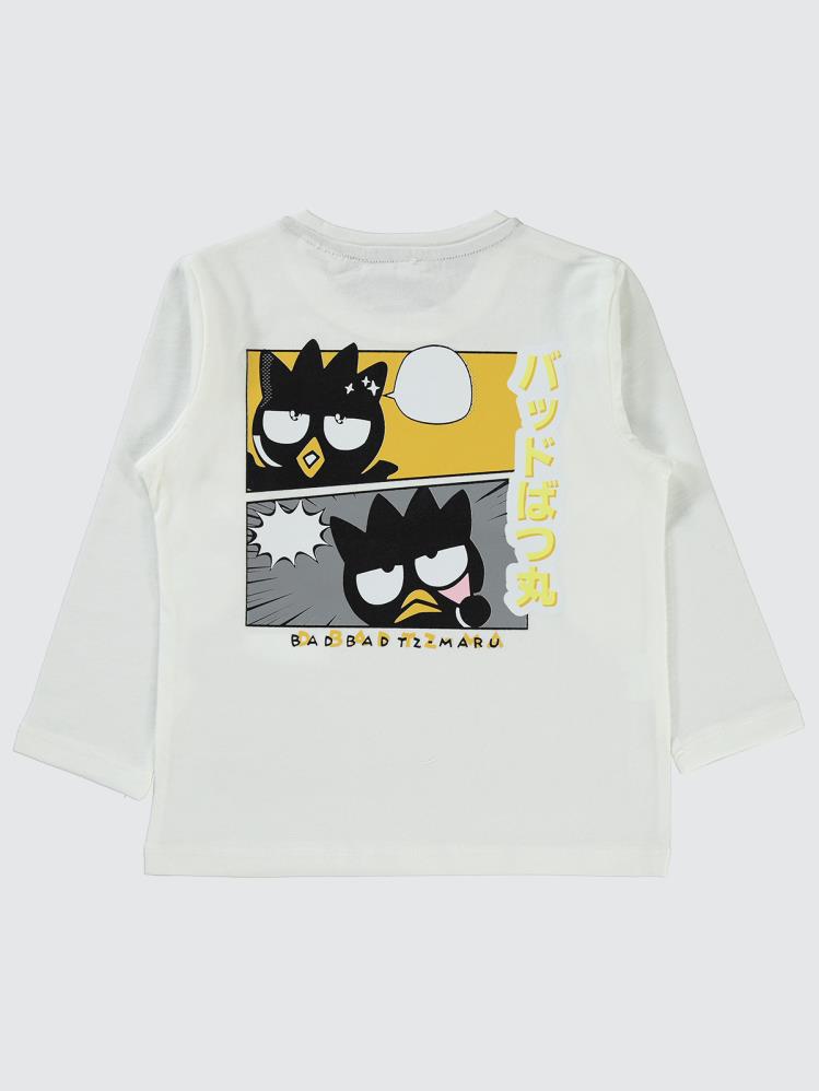 Civil Boys Sanrio Bad Badtz Maru 2-5 Yaş Sweatshirt - Ekru