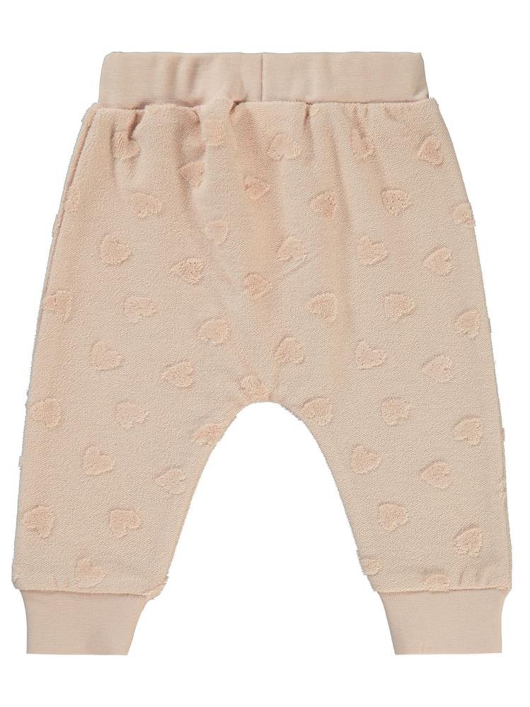 Civil Baby Kalp Jakarlı 6-18 Ay Tek Alt Bebe - Pudra