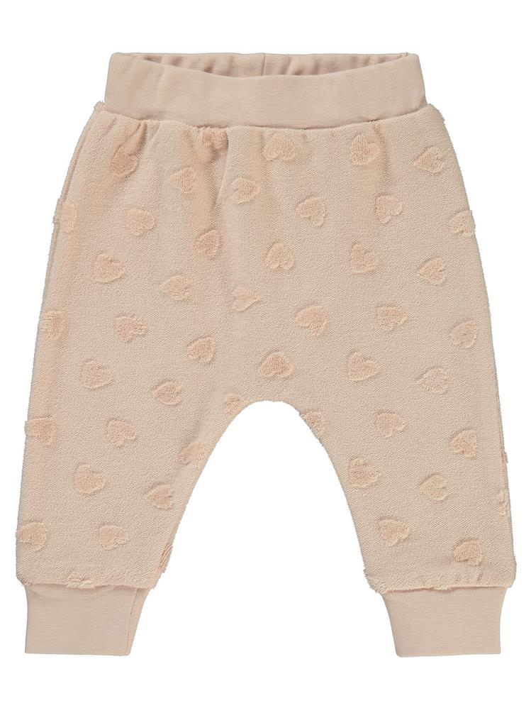 Civil Baby Kalp Jakarlı 6-18 Ay Tek Alt Bebe - Pudra