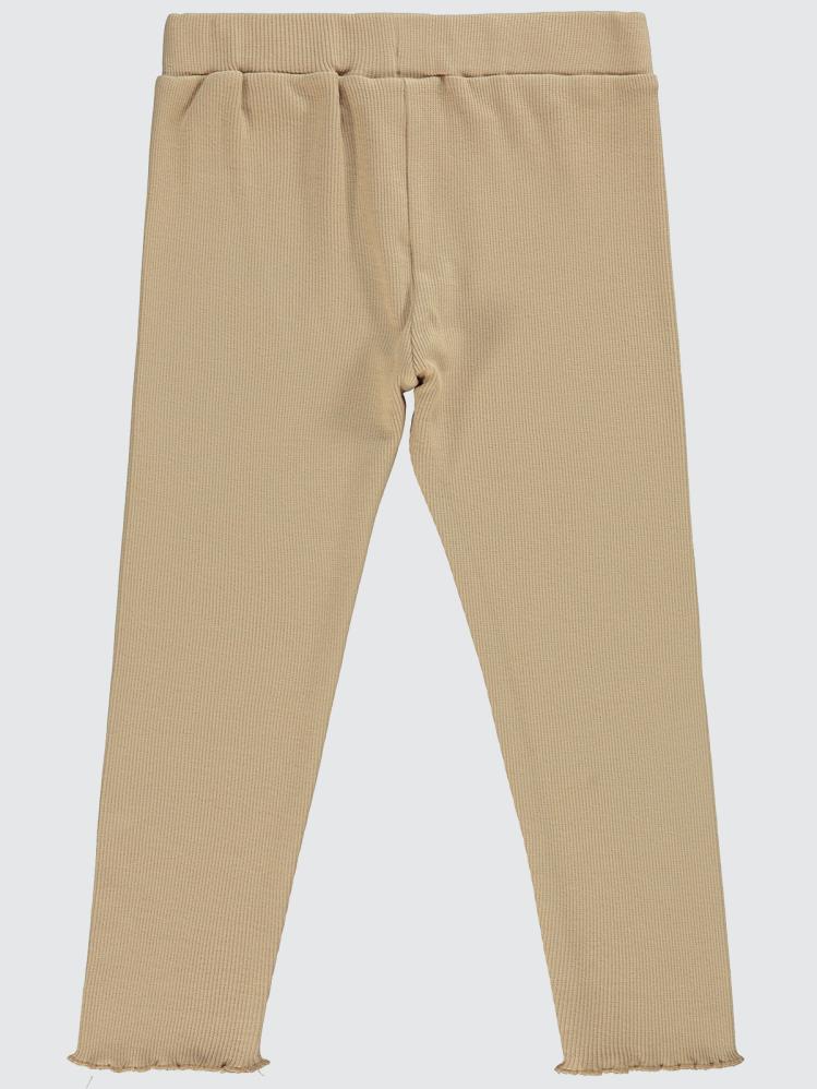 Civil Girls Uzun 10-13 Yaş Tayt - Bej