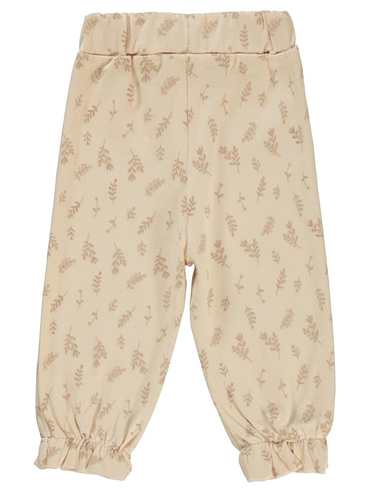 Civil Baby Kabartmalı Yaprak Empirme 6-18 Ay Tek Alt Bebe - Fil Dişi