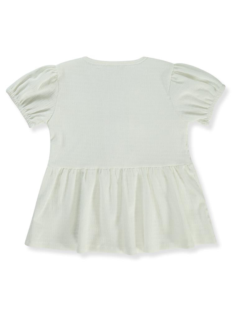 Civil Grils Düz 6-9 Yaş Gömlek - Ekru