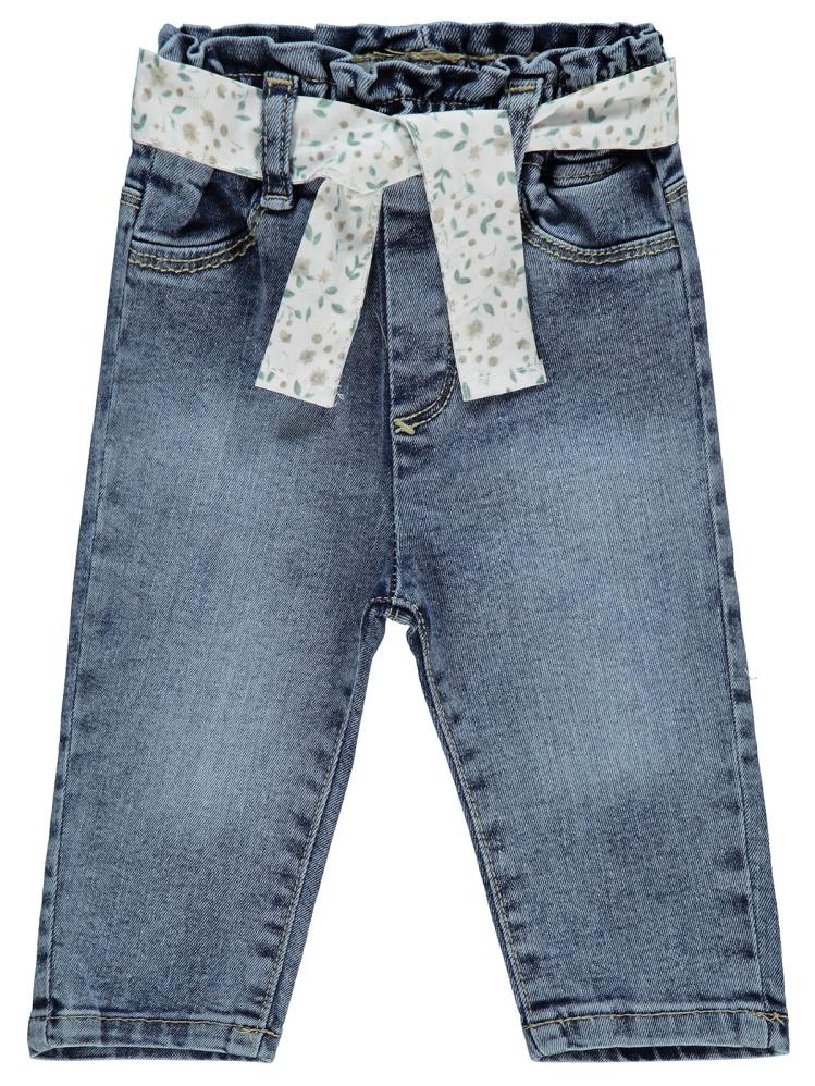 Civil Baby Bel Kuşaklı 6-18 Ay Pantolon - Mavi