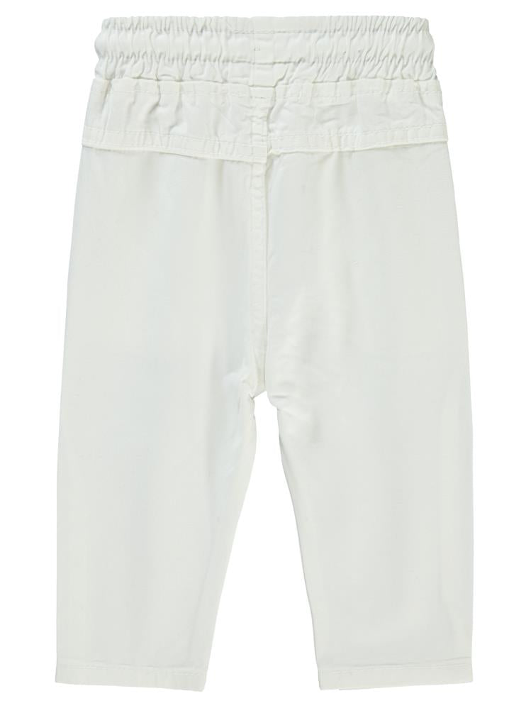 Civil Baby Bel Lastikli 6-18 Ay Pantolon - Beyaz