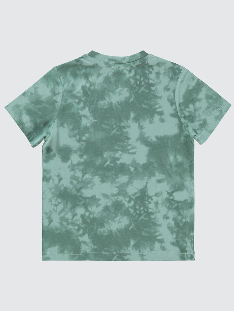 Civil Boys Batik Desenli 6-9 Yaş Tişört - Yeşil