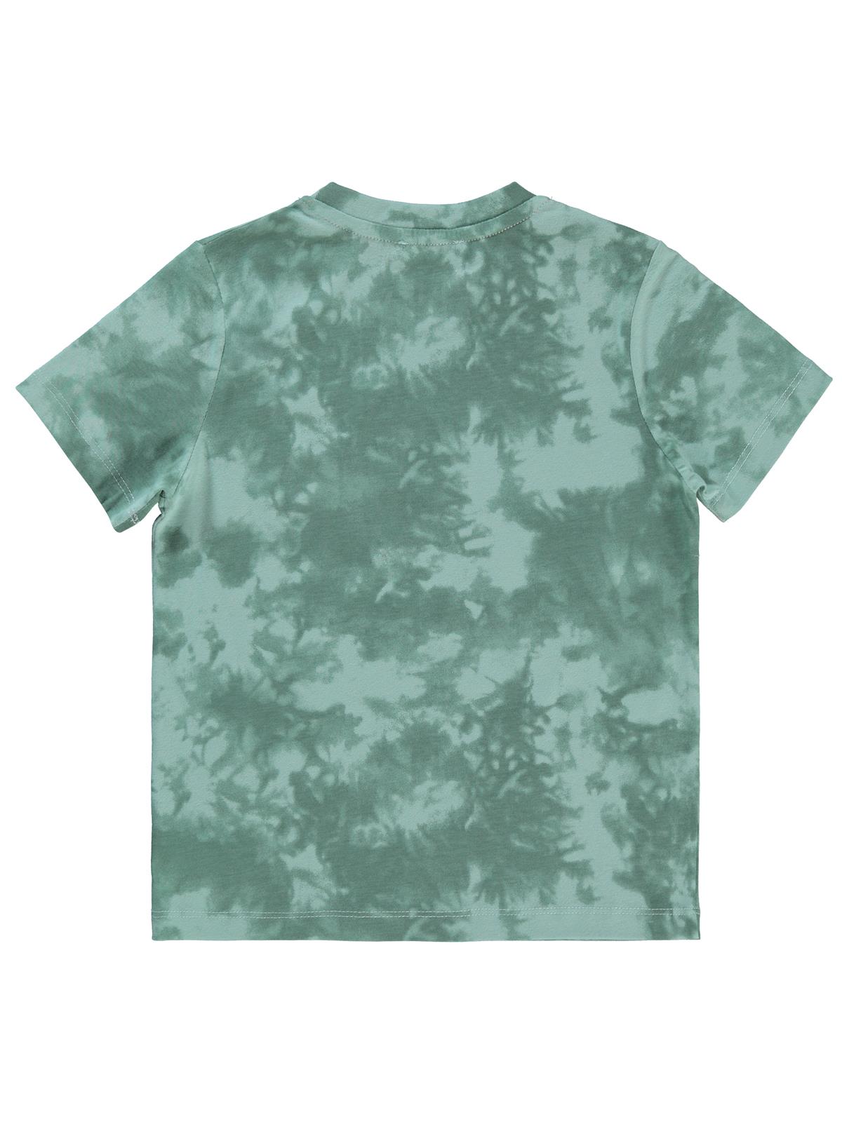 Civil Boys Batik Desenli 6-9 Yaş Tişört - Yeşil