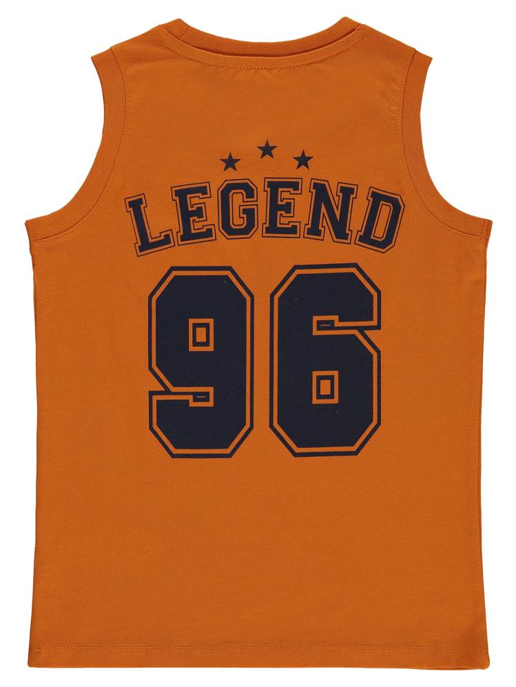 Civil Boys Legend 96 Baskılı 6-9 Yaş Tişört - Turuncu
