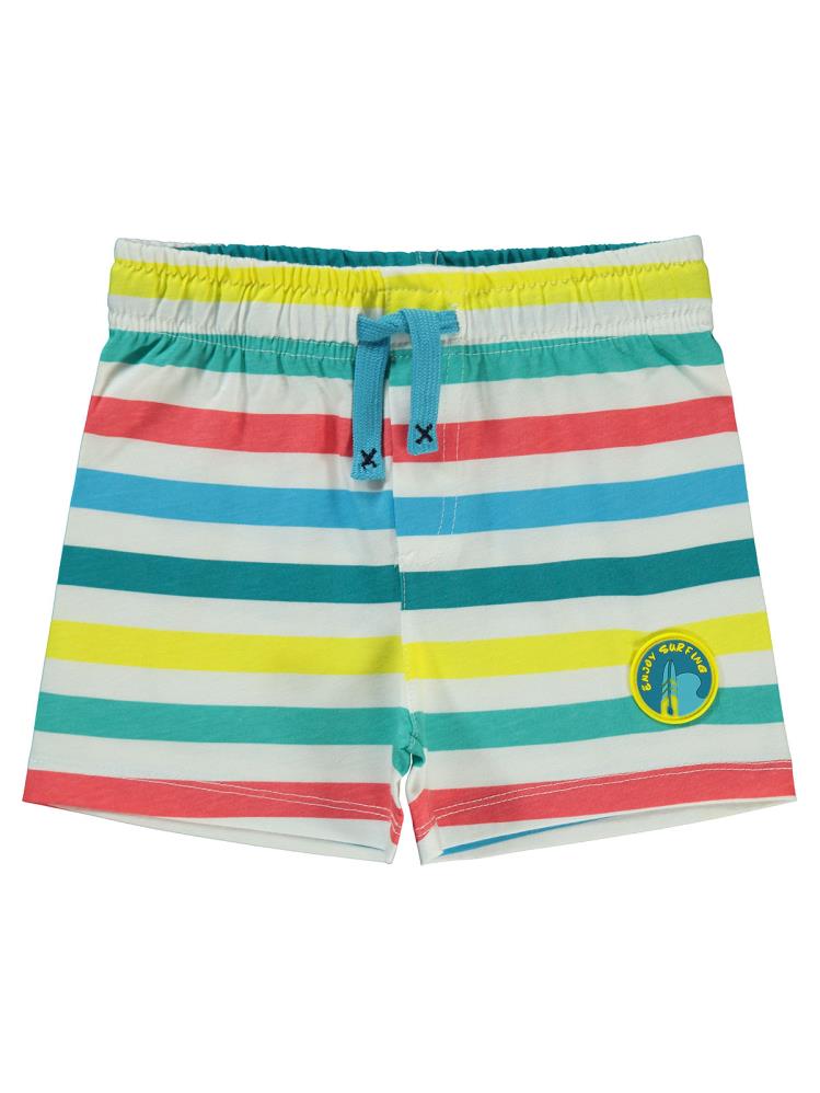 Civil Boys Surf Etiketli 2-5 Yaş Şort - Ekru