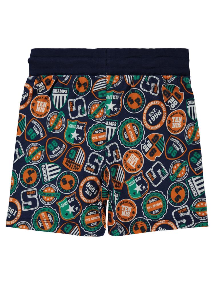 Civil Boys College Sports Empirme 6-9 Yaş Şort - Lacivert