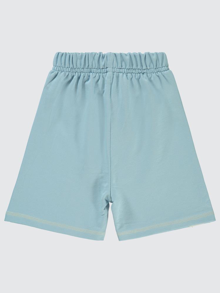 Civil Boys Bythe Sea Baskılı 2-5 Yaş Kapri - Mavi