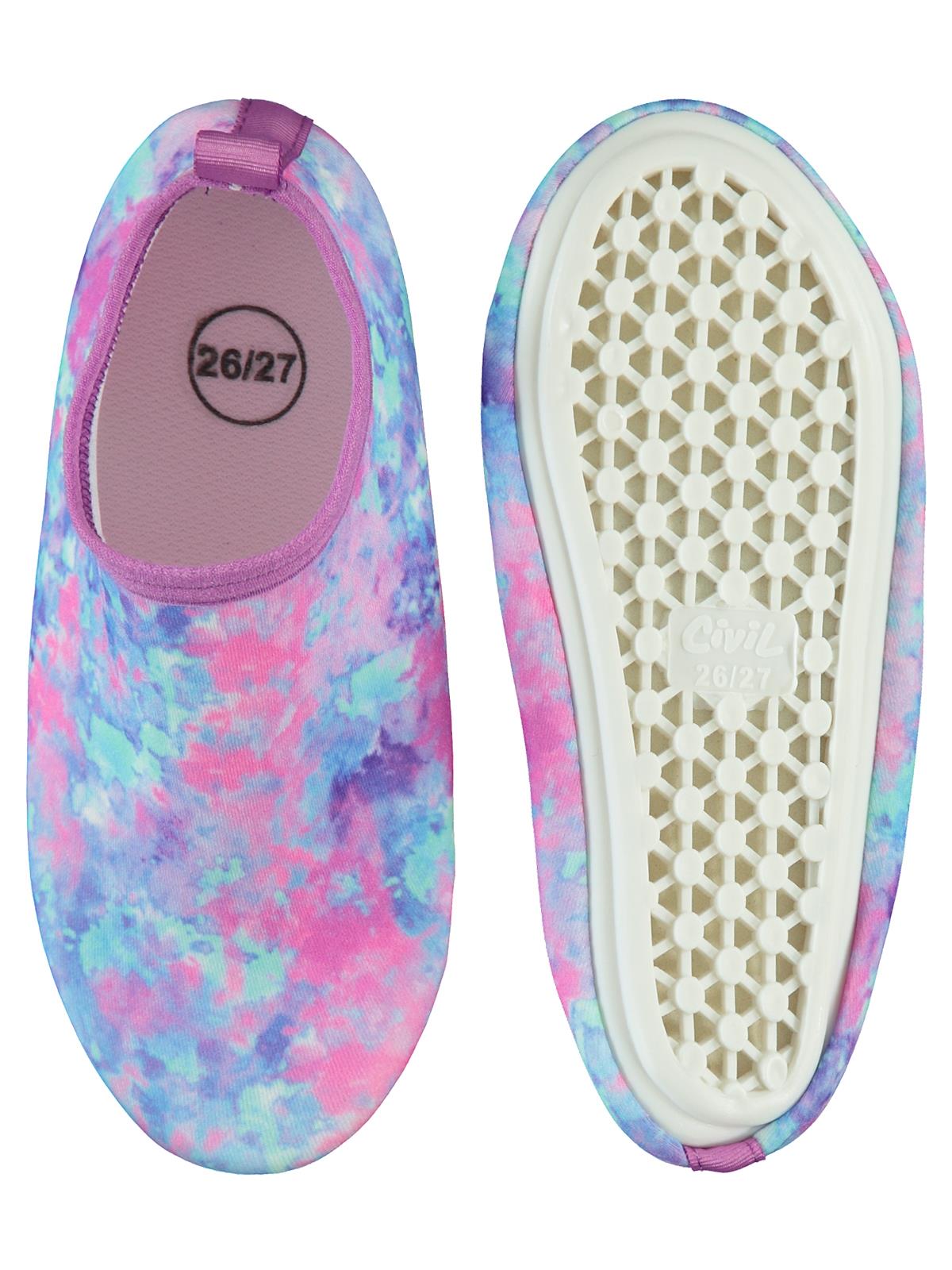 Civil Girls Baskılı Tabanlı 26-30 Numara Deniz Ayakkabısı - Pudra