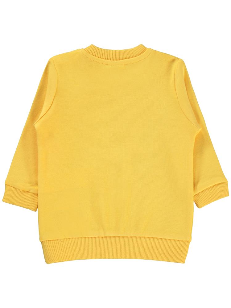 Civil Baby Star Baskılı 6-18 Ay Sweatshirt - Hardal