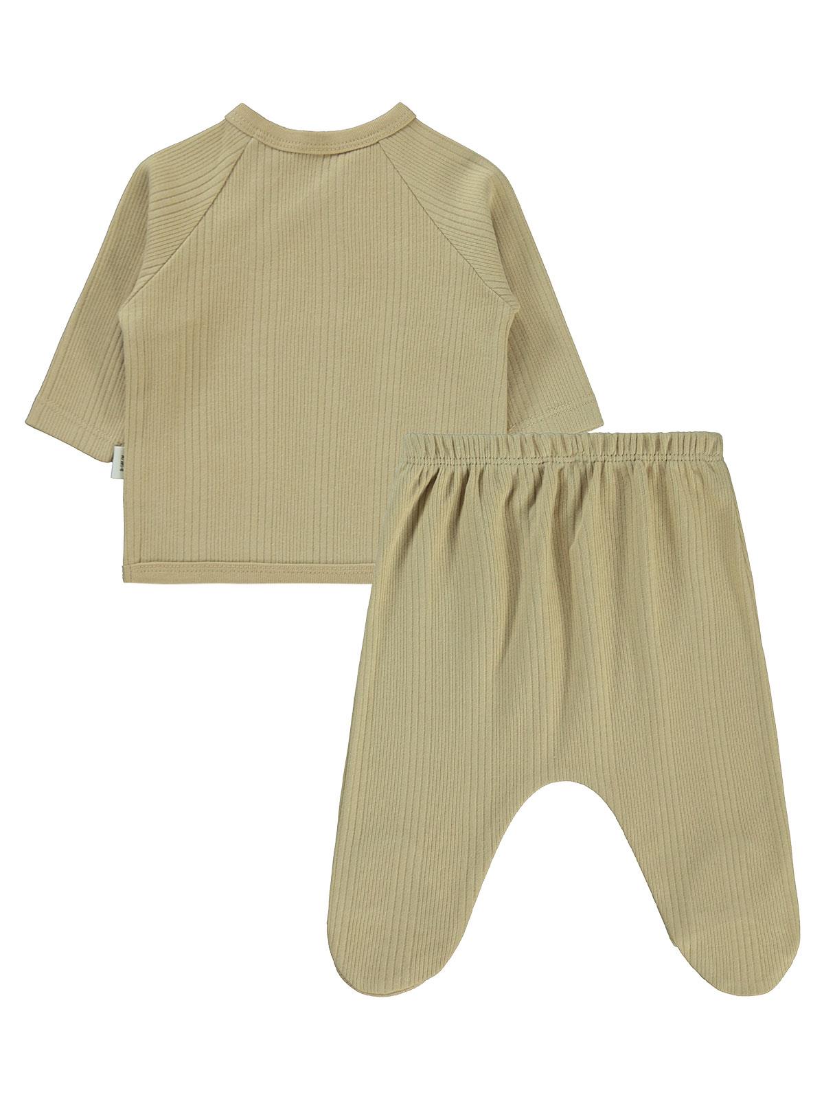 Civil Baby Süs Etiketli Zıbın Takımları - Kahverengi