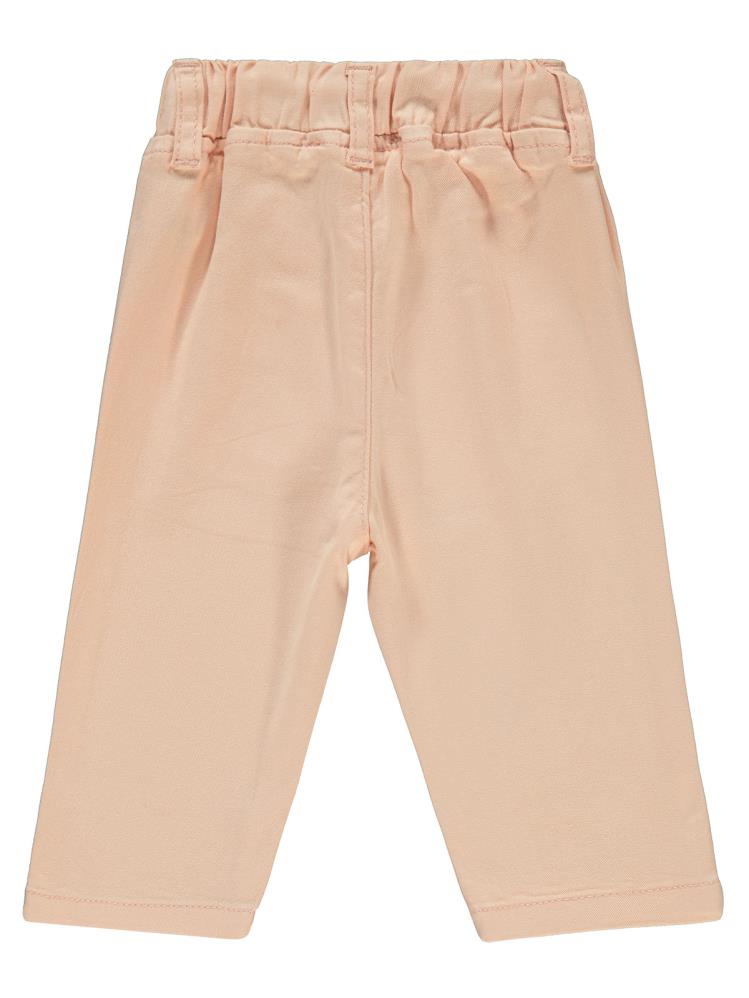 Civil Baby Çiçek Nakışlı 6-18 Ay Pantolon - Pudra