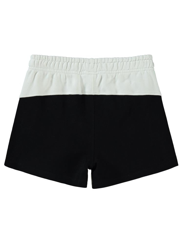 Civil Girls 96 Baskılı 10-13 Yaş Şort - Siyah