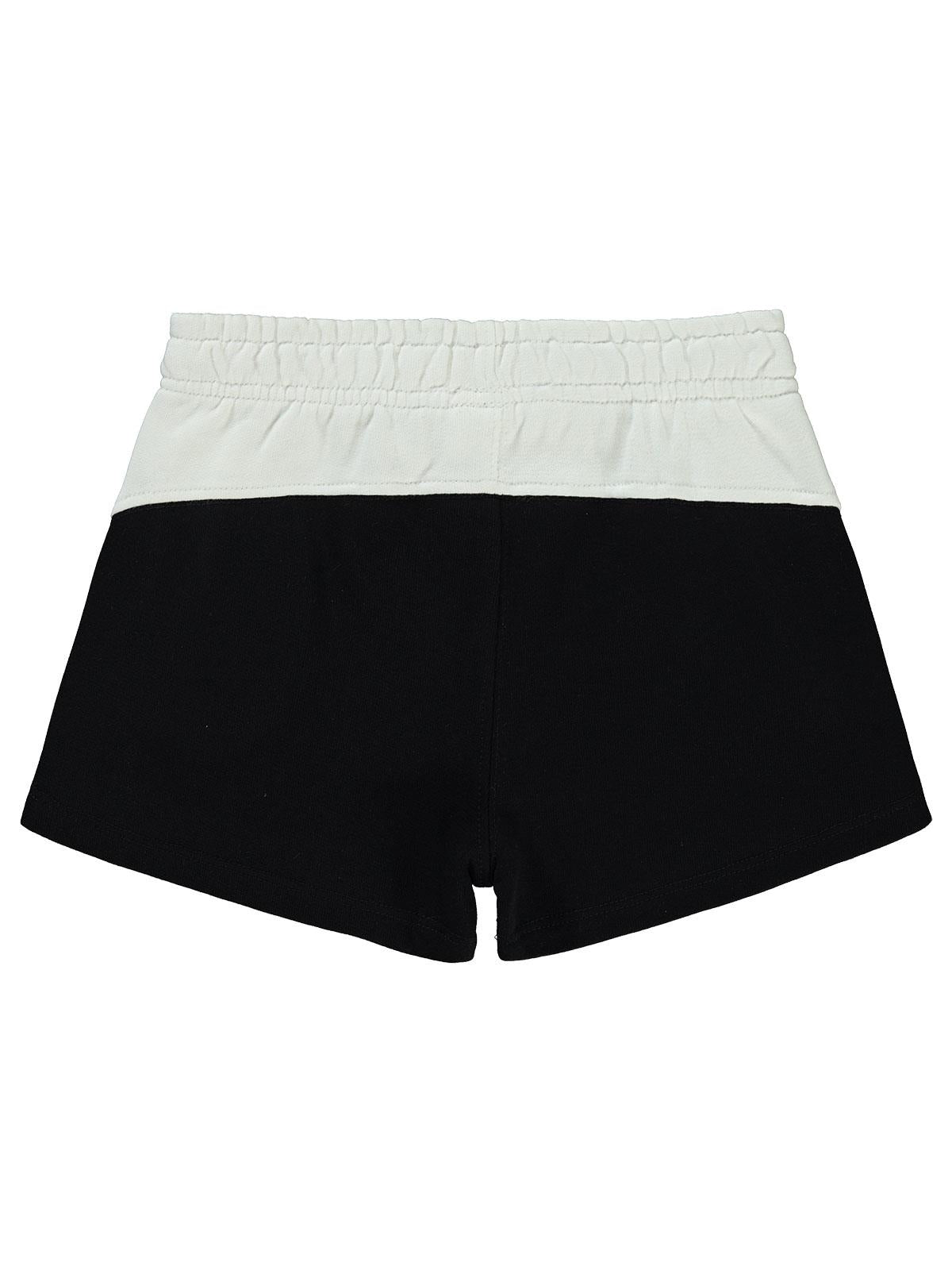 Civil Girls 96 Baskılı 6-9 Yaş Şort - Siyah