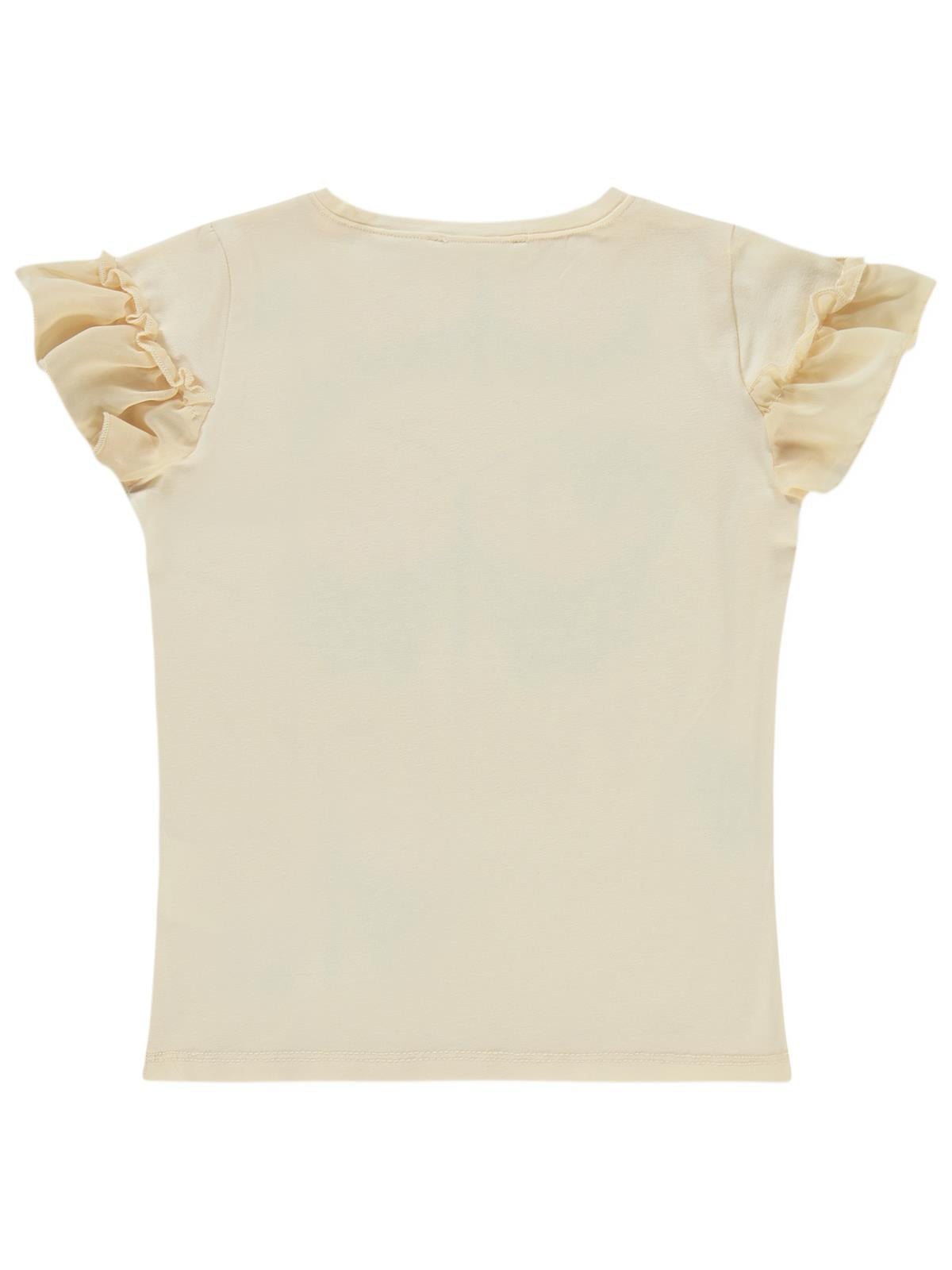 Civil Girls Hello Baskılı 2-5 Yaş Tişört - Fil Dişi