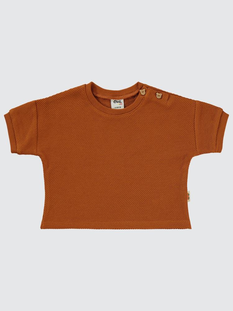 Civil Baby Süs Etiketli 6-18 Ay Takım - Turuncu
